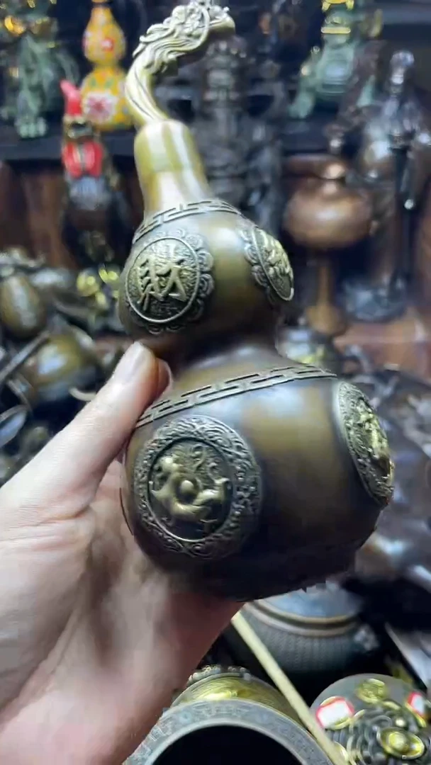 闪购链接，点击下单，有运费险，铜摆件