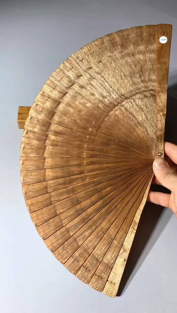 金丝楠100号21cm金丝楠木小叶桢楠扇子