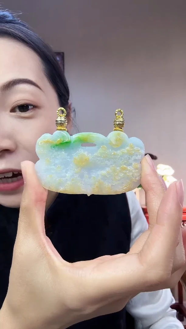 【闪购商品】翡翠颈饰未镶嵌特色原创翡翠颈饰