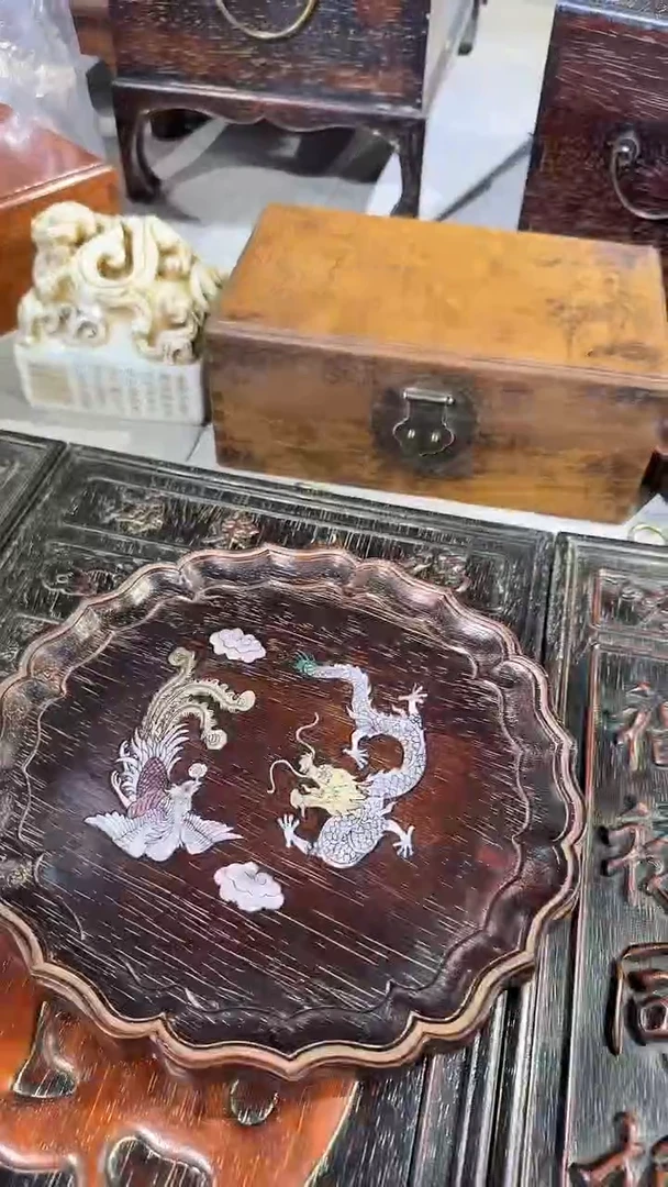木A019紫檀木雕刻链接以直播间为准