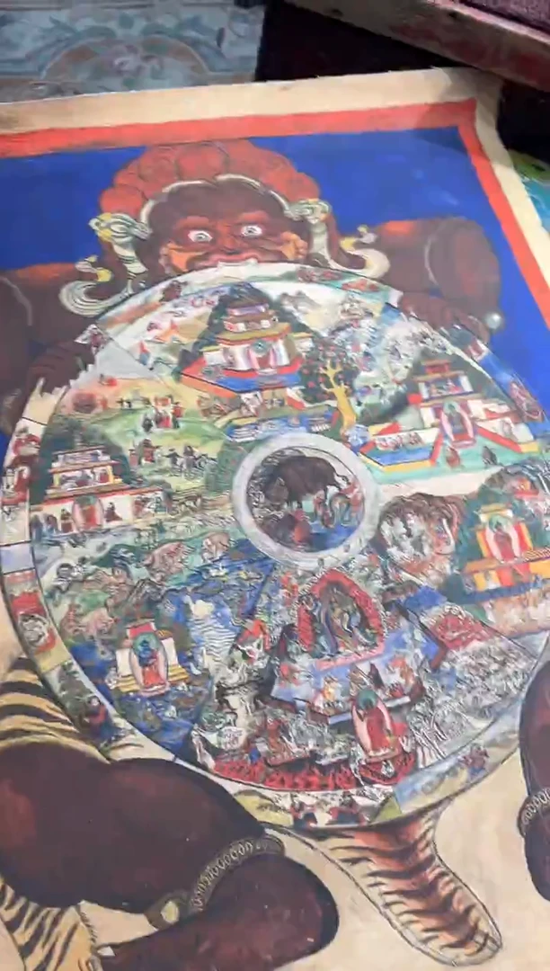 卷轴画东东唐卡tk16