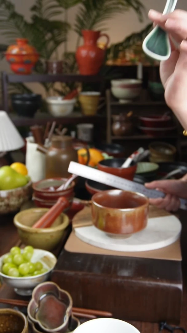 碗景德镇手工高温餐具柴烧斗笠