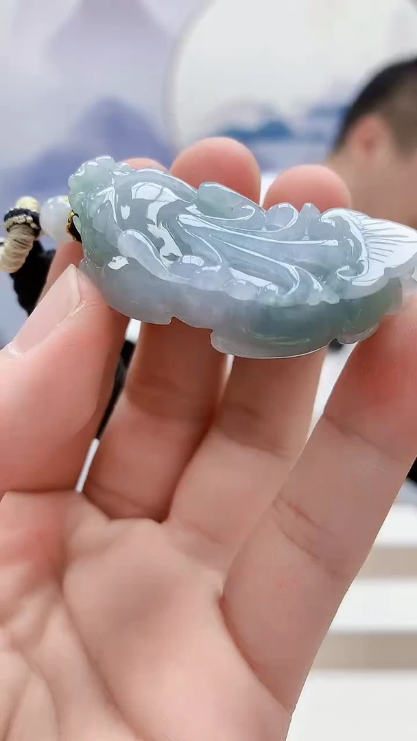 未镶嵌定制翡翠4898bb-毛货挂件22