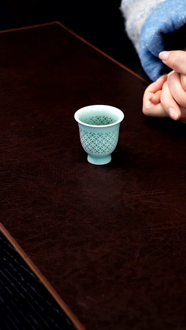 青瓷手工茶器包邮