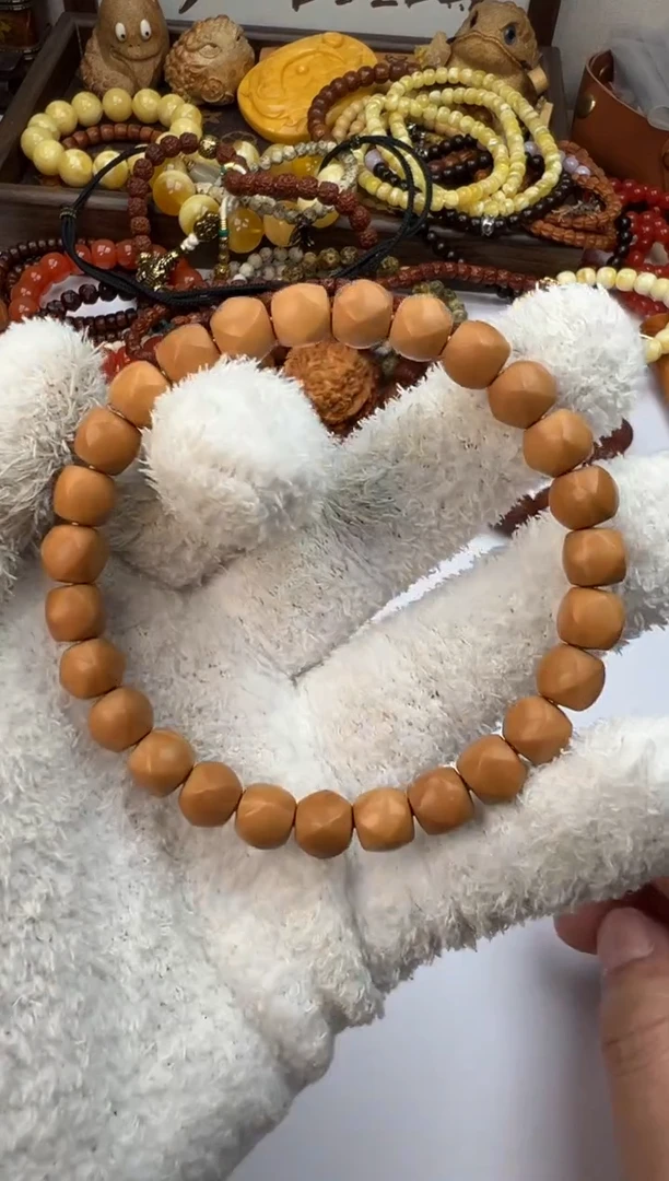 手串猴头核桃猴头手串六棱