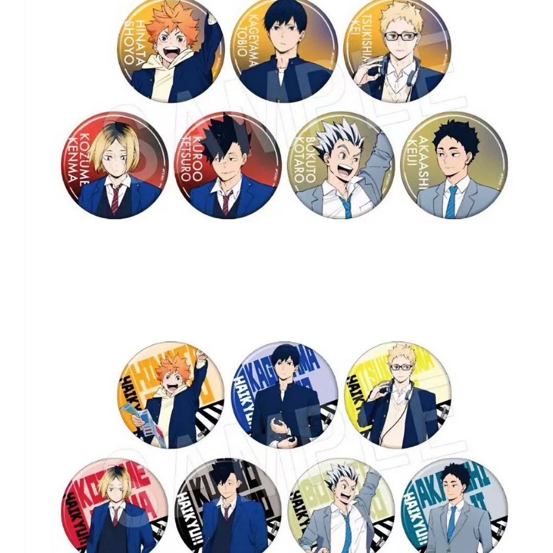 【幸运鹅】排球少年东急联动吧唧徽章 默认代拆