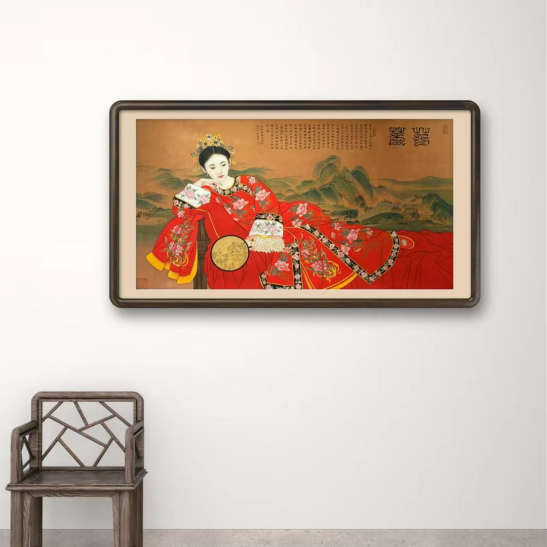 林老师作品《芳华》托底无框