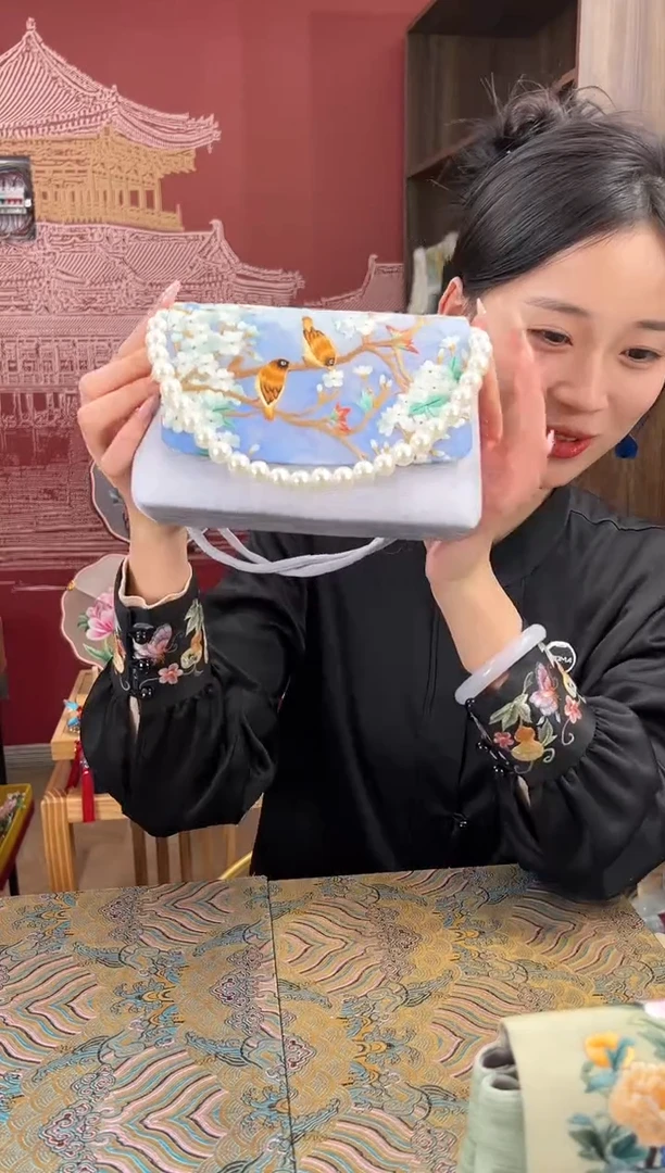 【闪购商品】刺绣苏绣手工刺绣包包