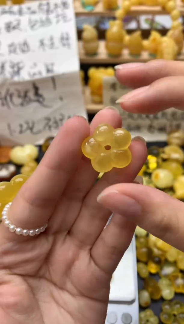 琥珀未镶嵌珠宝奇石058琥珀蜜蜡微瑕