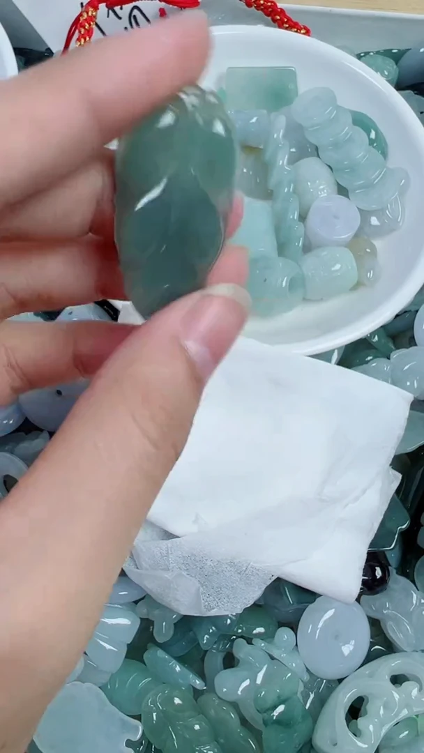 散珠翡翠417号链接，A货链接叶子