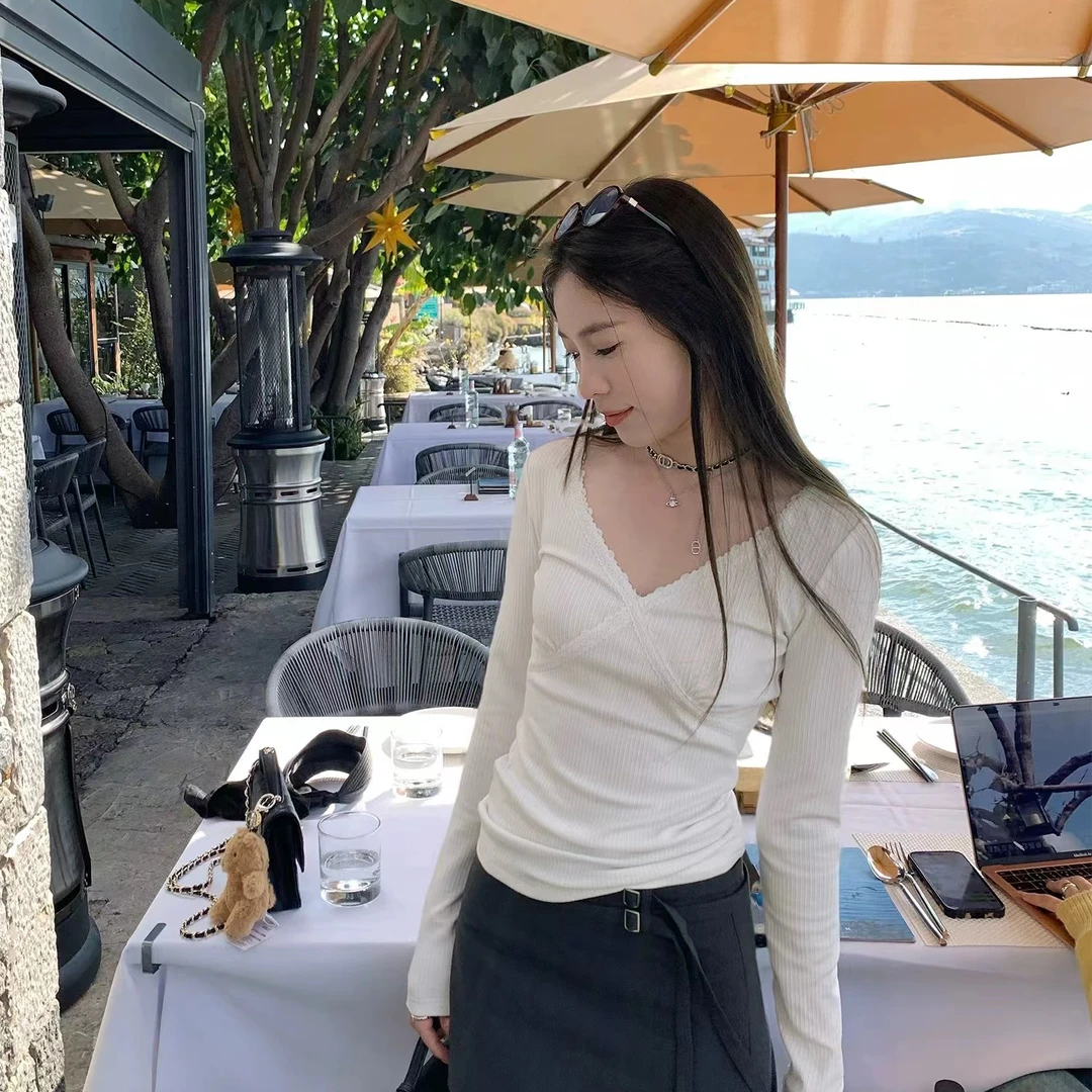 长袖打底高品质孤品内搭默认微瑕介意勿扣百搭短款气质时尚打底衫