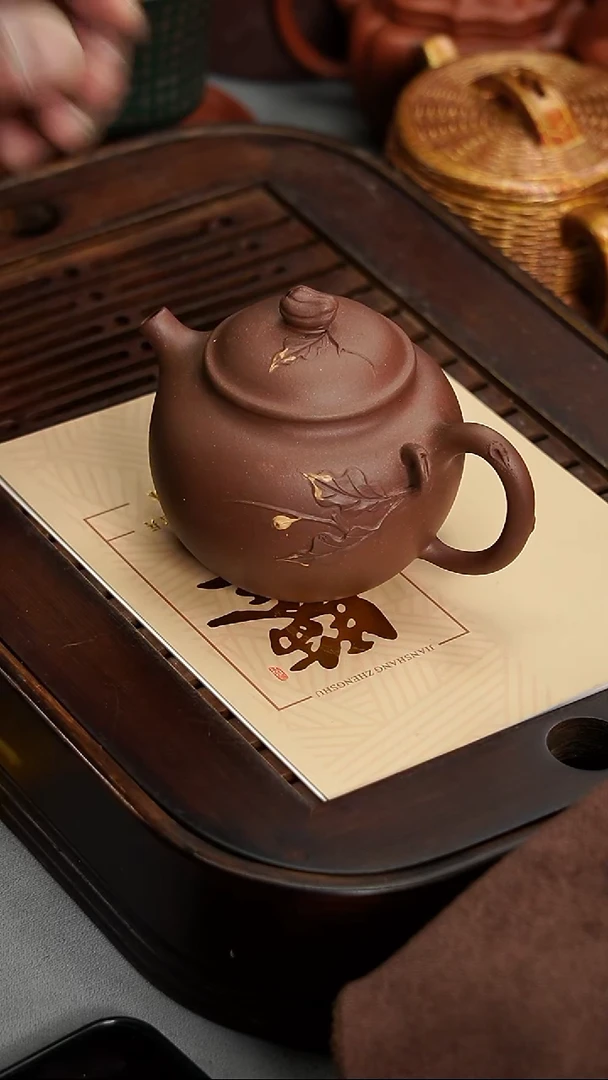 茶壶紫砂宜兴紫砂紫泥南州高仕200毫升