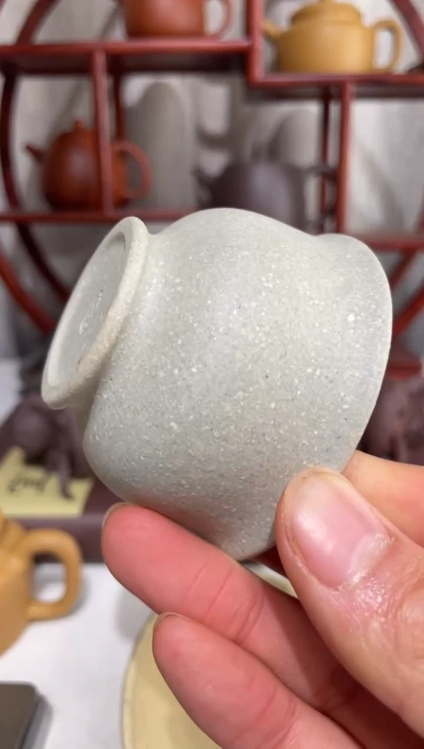 【闪购商品】紫砂茶壶白玉段主人杯