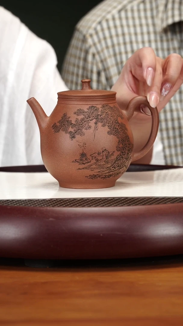 茶壶紫砂84CHL友泉降坡450cc