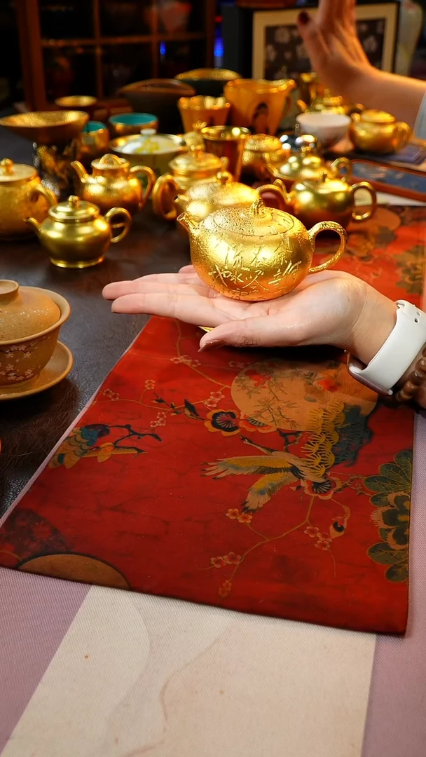 茶杯紫砂【宜景窑系列】金壶