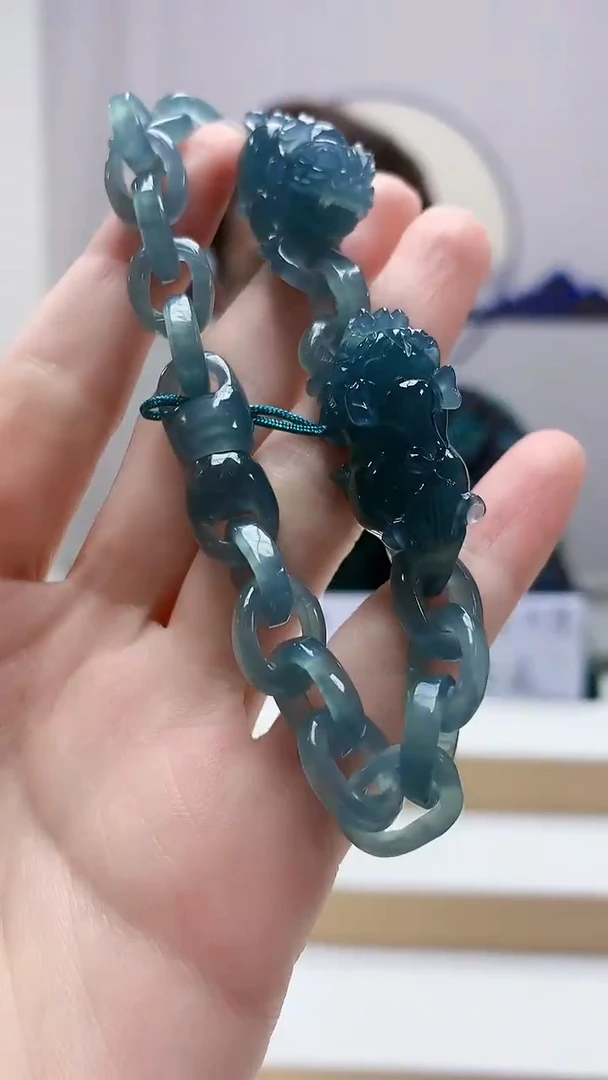 未镶嵌定制翡翠5159zm-毛货手串173