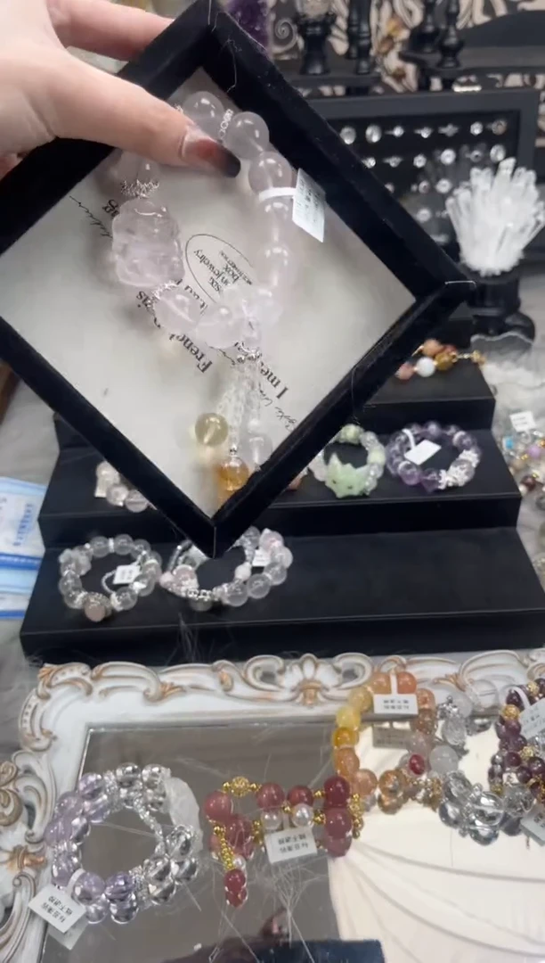 【闪购商品】烟晶手链银S925镶嵌天然水晶 多样性发货