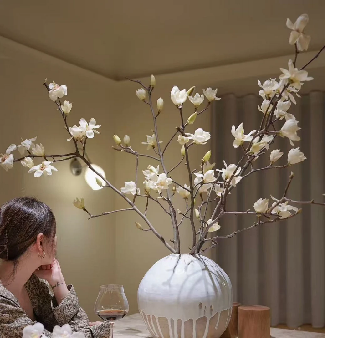 【玉兰花】云南直发鲜切玉兰花水养家居装饰摆件