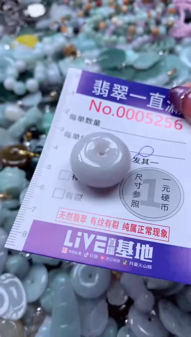 翡翠未镶嵌吊坠(不含链)5256