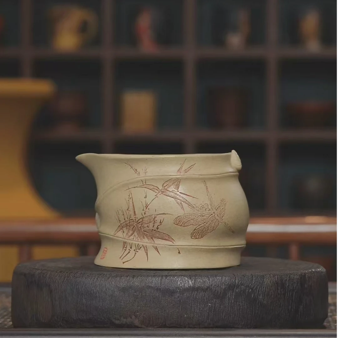 手工公道杯 | 九斋仿生竹节创意大容量公道杯  分茶器