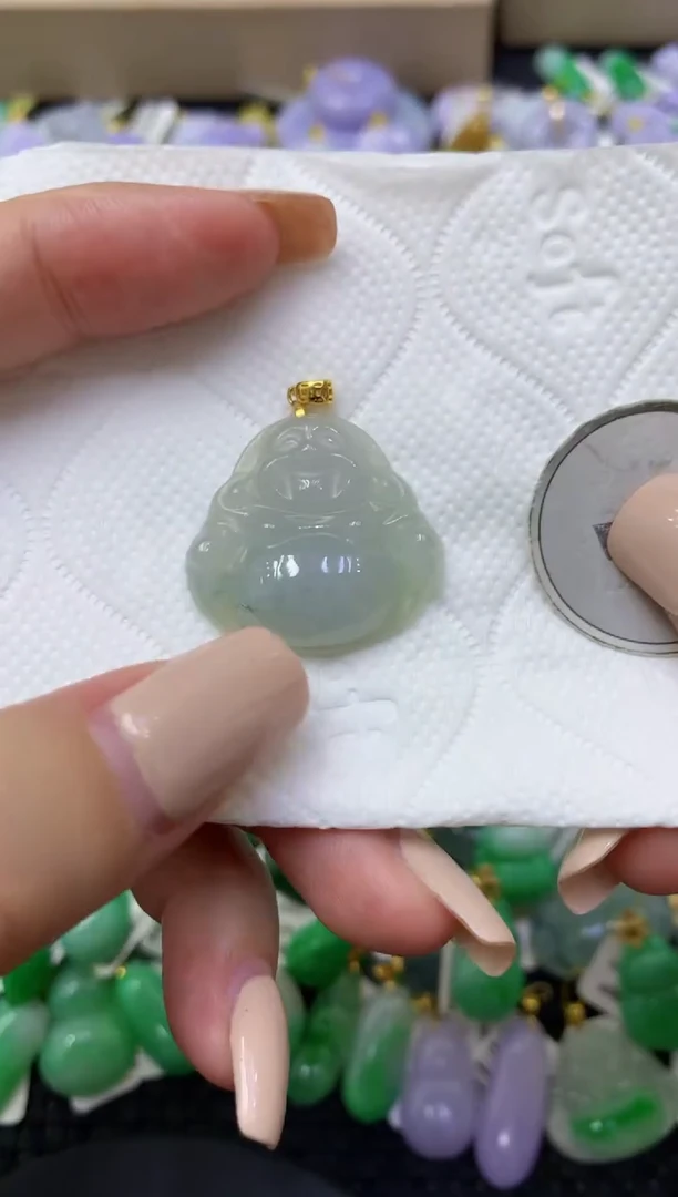 颈饰未镶嵌翡翠天然缅甸翡翠A货