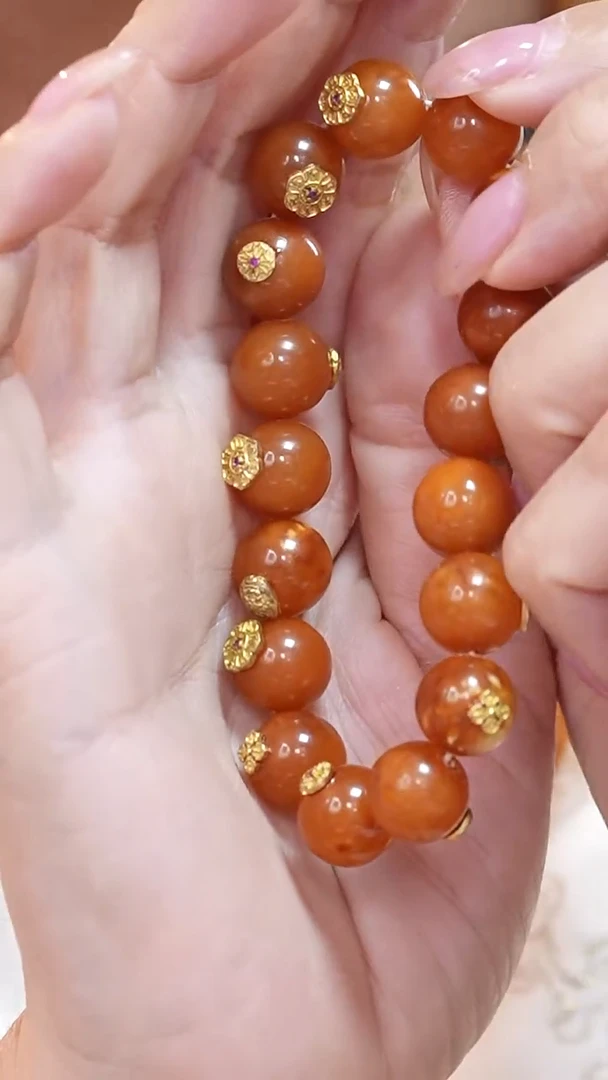 蜜蜡颈饰未镶嵌4229天然蜜蜡珠宝奇石云端妖孽全部保真