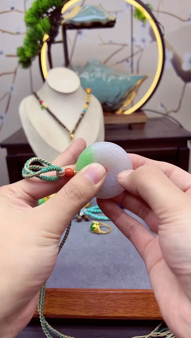 【闪购商品】翡翠手链14K金镶嵌x795````