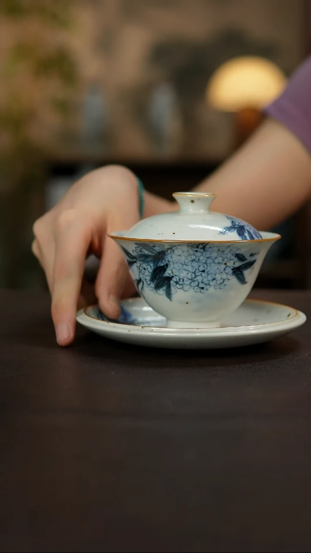 杯景德镇陶瓷杯碗柴烧多人
