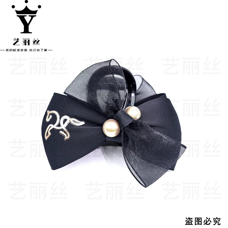 艺丽丝赫本王妃 [马到成功] 2026马年新款珠珠气质款抓夹YL1401