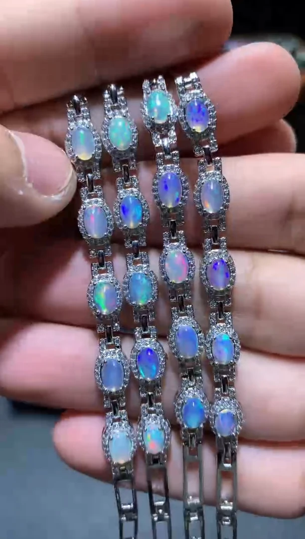 【闪购商品】欧泊手链未镶嵌P53【多样性发其一】