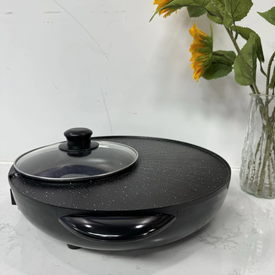 家用烤涮一体锅机电煮锅-颜色随机 新老款随机发DY