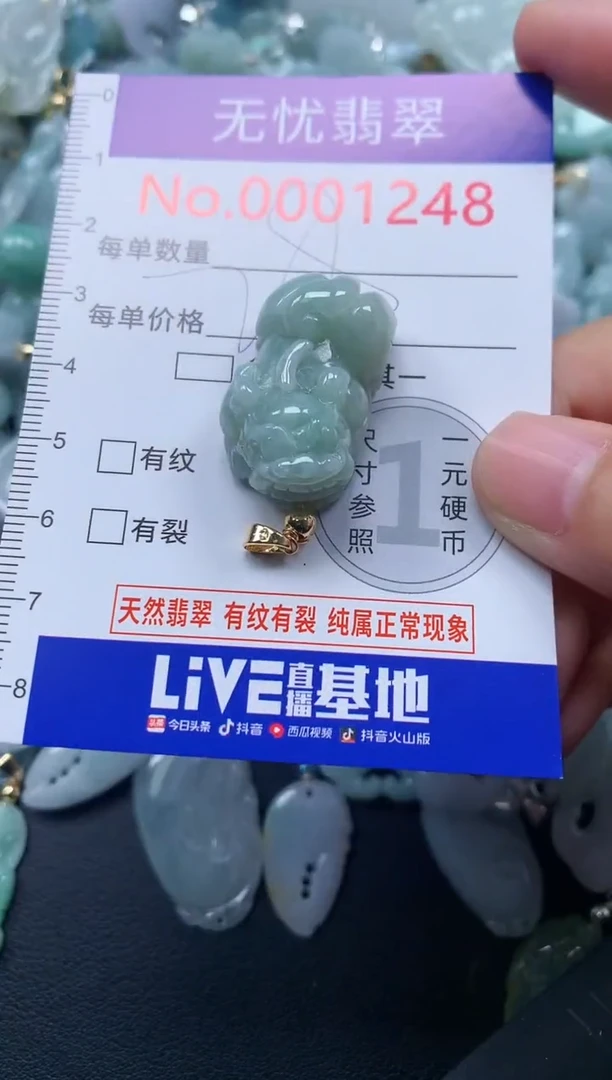 颈饰未镶嵌翡翠1248