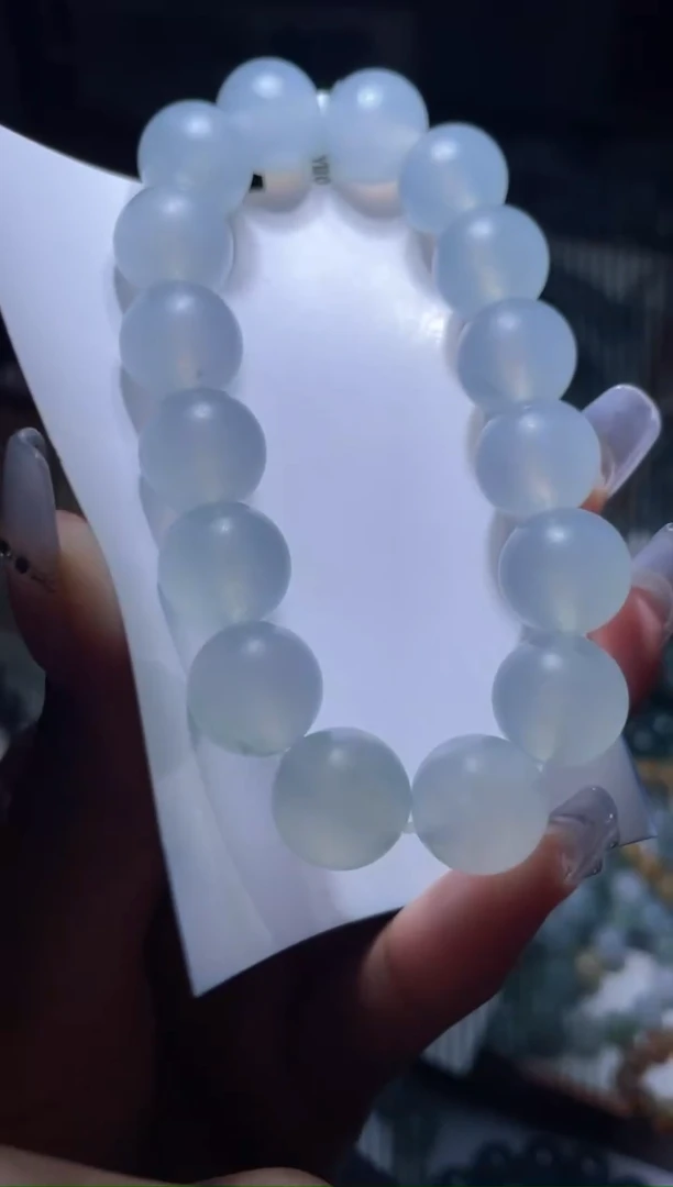 定制翡翠未镶嵌凡*天然缅甸A货翡翠手串121