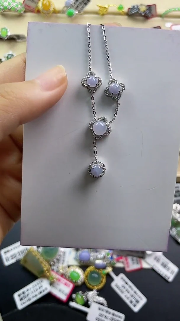 银S925镶嵌戒指翡翠翡翠 蛋面 银S925镶嵌