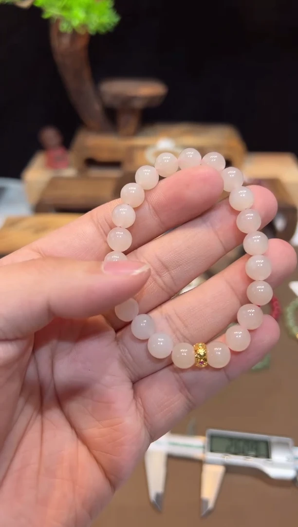 【闪购商品】和田玉手饰18K金镶嵌手饰@@A5550