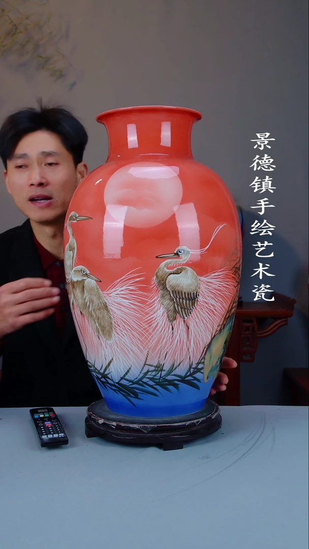 摆件陶瓷景德镇手工手绘陶瓷摆件景德镇手工手绘陶瓷摆件42