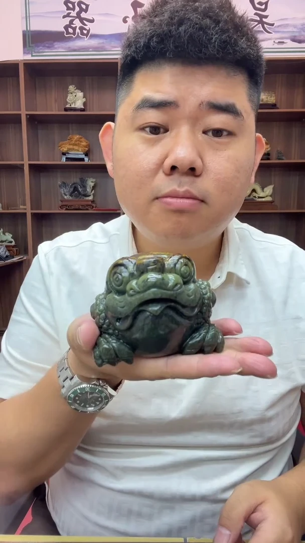 岫岩河磨玉（透闪石质玉）未镶嵌摆件摆件