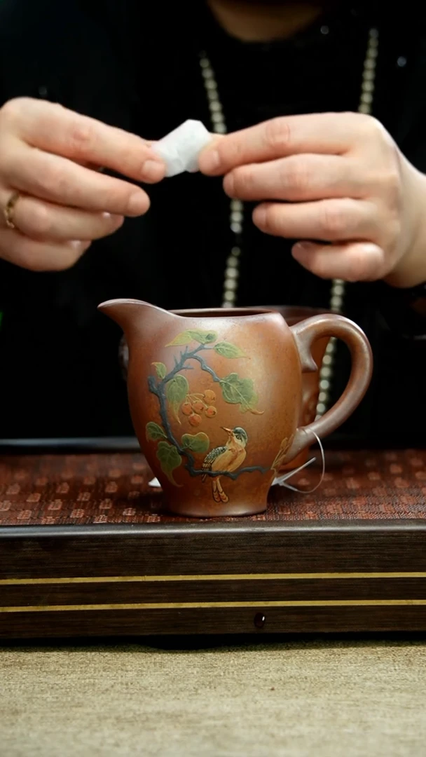 【闪购商品】紫砂茶壶柴烧 公道杯 喜闻乐见