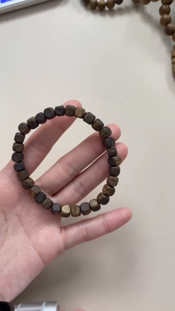 【闪购商品】沉香手串种植奇楠沉香方糖单圈