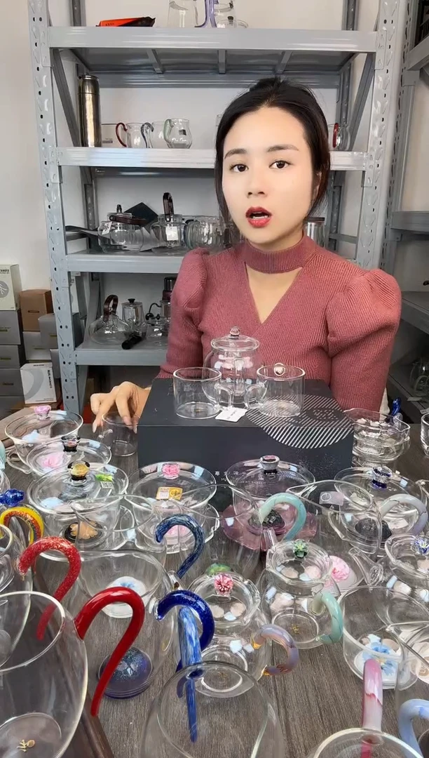 ?****?风谜 花语德悦壶透明色+清禾杯透明色*2