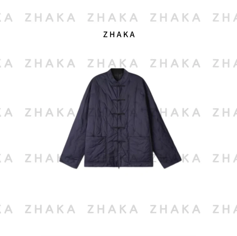 ZHAKA/新中式盘扣刺绣棉外套zk9880