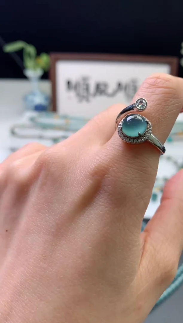 翡翠银S925镶嵌颈饰0331759535