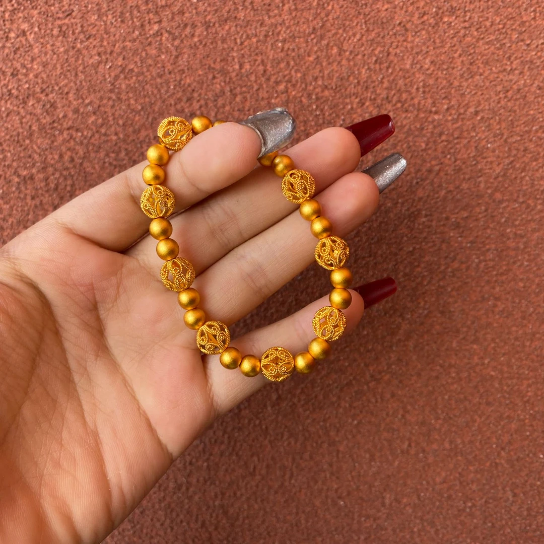 363-云上镂空圆珠手链