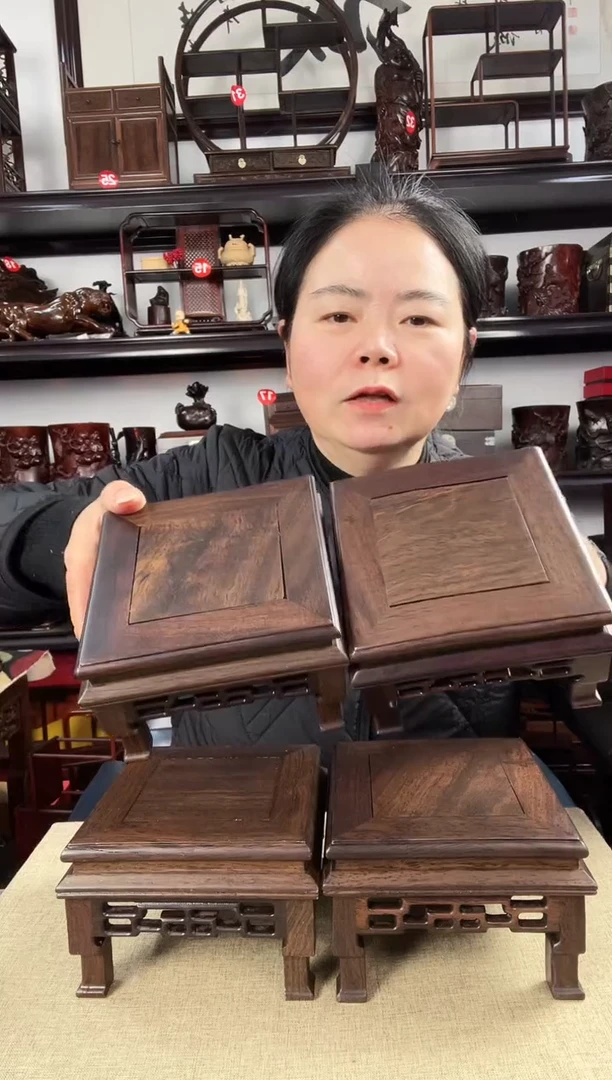 木4个2968老李红木工艺品