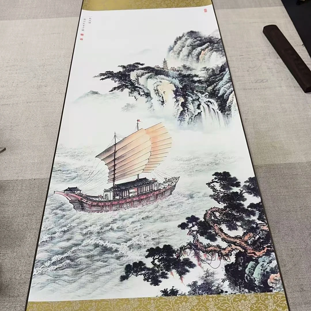 福利《一帆风顺》精装45x145