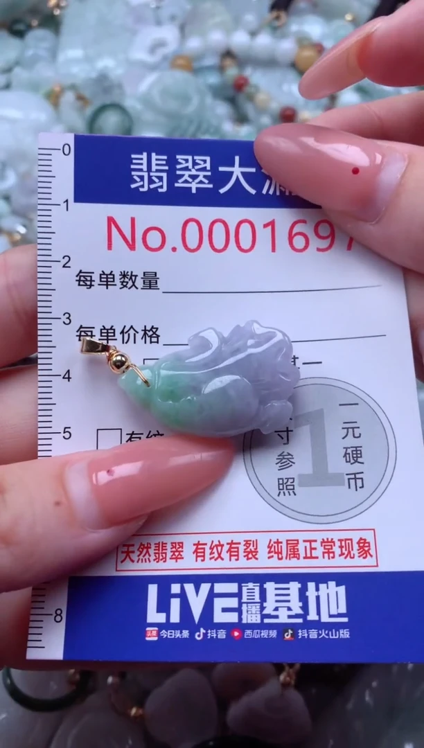 吊坠(不含链)未镶嵌翡翠1697