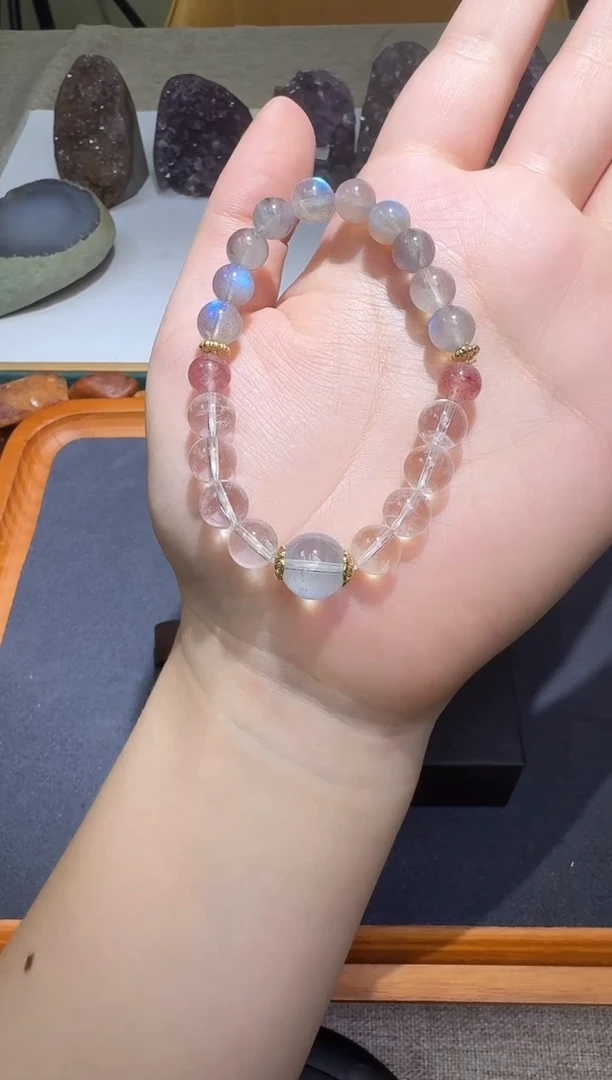 水晶手链未镶嵌多样性发一件420