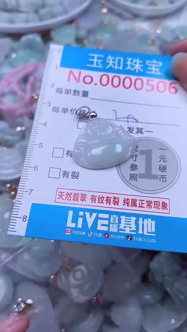 吊坠(不含链)未镶嵌翡翠506