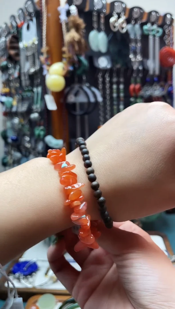 银S925镀金镶嵌手链南红玛瑙饰品