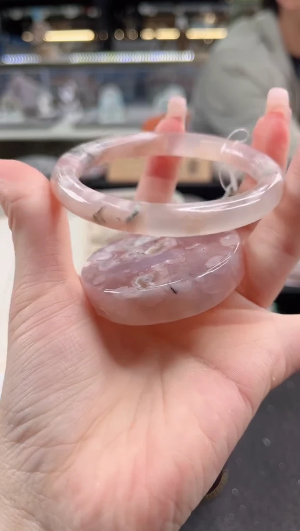 未镶嵌手镯石英质玉58圈口（赠品镯心）6511615